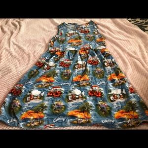 Disney Castaway Cay Girls Dress  Size XL